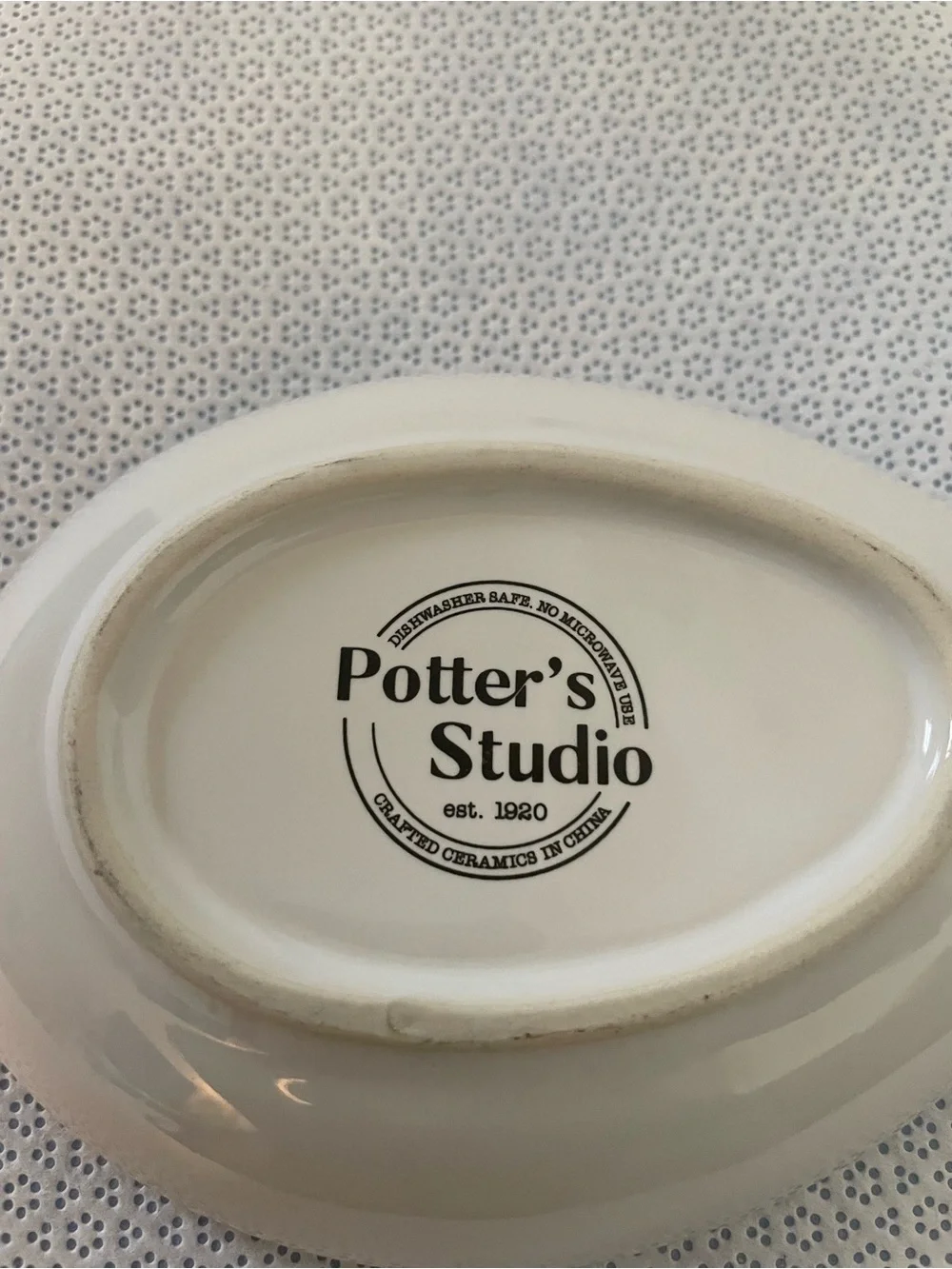 Potter’s Studio Christmas Ceramic ‎ Spoon Rest